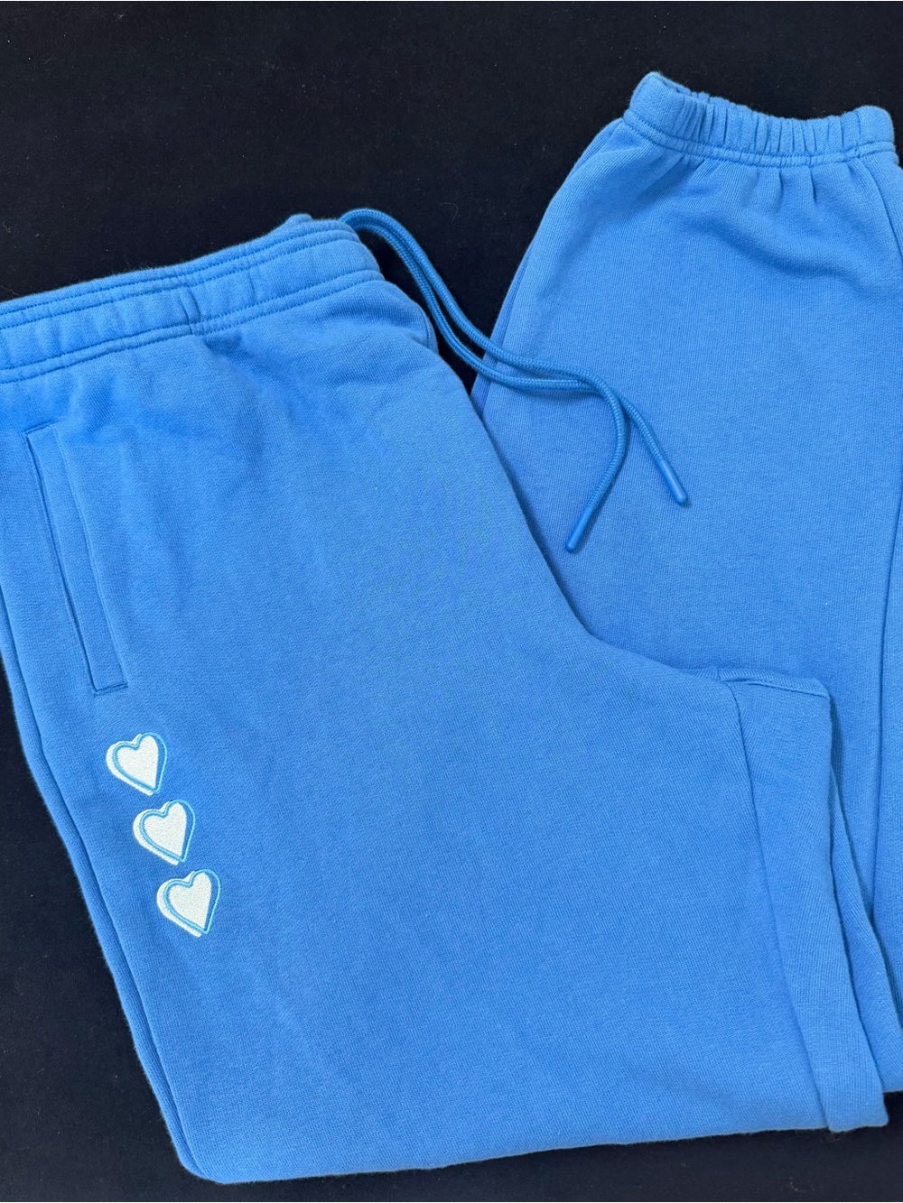 Roller Rabbit Blue Heart jogger sweat pants size XL new with no tags